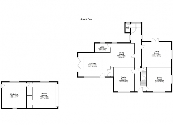 Floor Plan Image for 5 Bedroom Detached House for Sale in HALLMARK FINE HOMES | Pontefract Road, Ackworth, Pontefract