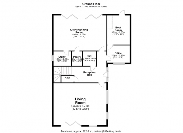 Floor Plan Image for 4 Bedroom Detached House for Sale in HALLMARK FINE HOMES | Ackworth Road, Featherstone, Pontefract