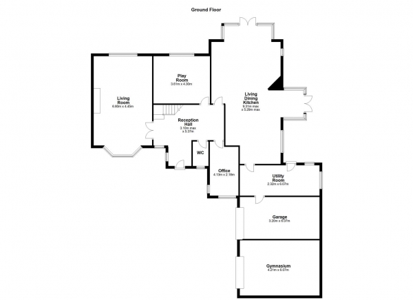 Floor Plan Image for 5 Bedroom Detached House for Sale in HALLMARK FINE HOMES | Bretton Lane, Crigglestone, Wakefield