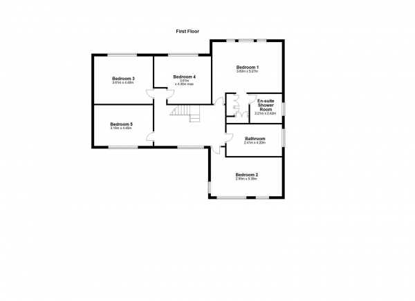 Floor Plan Image for 5 Bedroom Detached House for Sale in HALLMARK FINE HOMES | Bretton Lane, Crigglestone, Wakefield