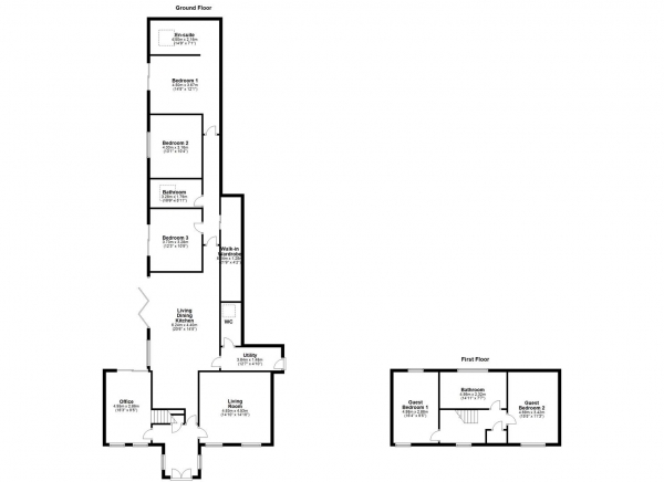 Floor Plan Image for 5 Bedroom Detached House for Sale in HALLMARK FINE HOMES| Slack Lane, Newmillerdam, Wakefield