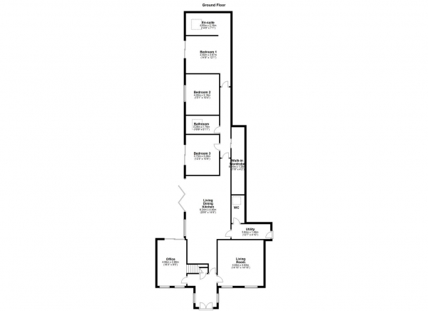 Floor Plan Image for 5 Bedroom Detached House for Sale in HALLMARK FINE HOMES| Slack Lane, Newmillerdam, Wakefield