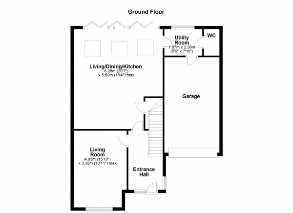 Floor Plan Image for 5 Bedroom Detached House for Sale in HALLMARK FINE HOMES | Darrington Road, East Hardwick, Pontefract