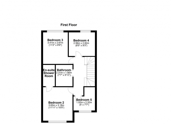 Floor Plan Image for 5 Bedroom Detached House for Sale in HALLMARK FINE HOMES | Darrington Road, East Hardwick, Pontefract