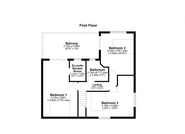 Floor Plan Image for 4 Bedroom Detached House for Sale in HALLMARK FINE HOMES | Runtlings Lane, Ossett