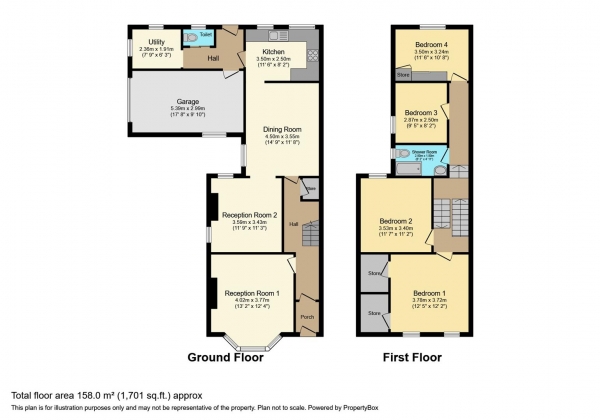 Floor Plan Image for 4 Bedroom Semi-Detached House for Sale in Colcot Road, Barry