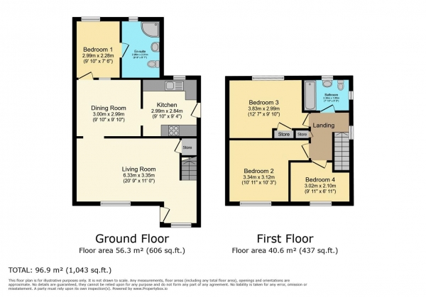 Floor Plan Image for 4 Bedroom Semi-Detached House for Sale in Whitewell Road, Barry