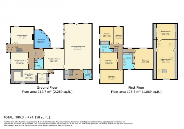 Floor Plan Image for 6 Bedroom Detached House for Sale in Gilbert Lane East, Barry