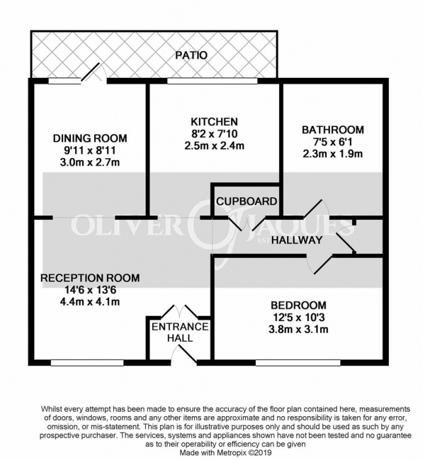 Floor Plan Image for 1 Bedroom Maisonette to Rent in Rotherhithe Street, Rotherhithe