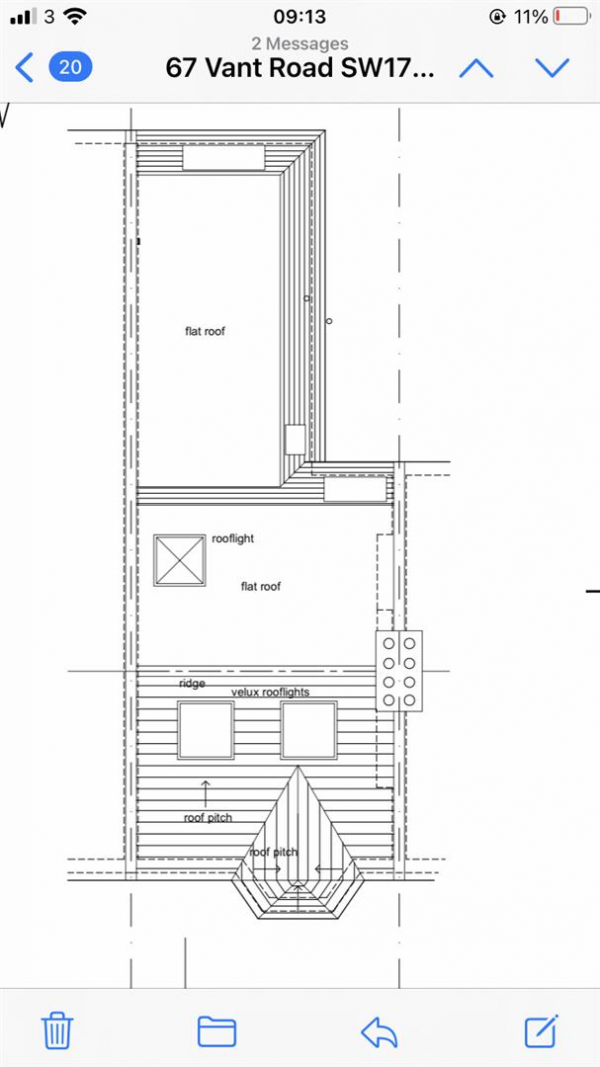 Floor Plan Image for 2 Bedroom Flat for Sale in Vant Road, Tooting, Tooting