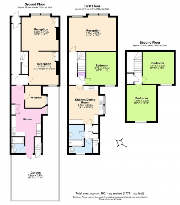 Floor Plan Image for Property for Sale in Gilbey Road, London