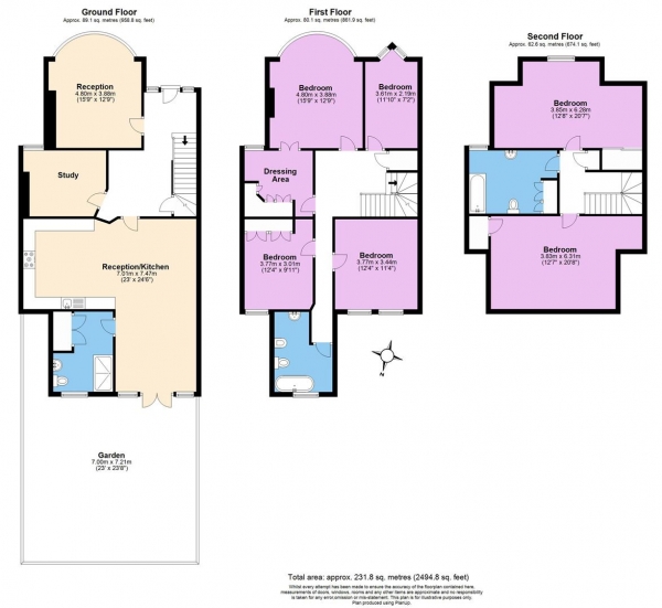 Floor Plan Image for 6 Bedroom Property for Sale in Canterbury Grove, West Norwood, West Norwood