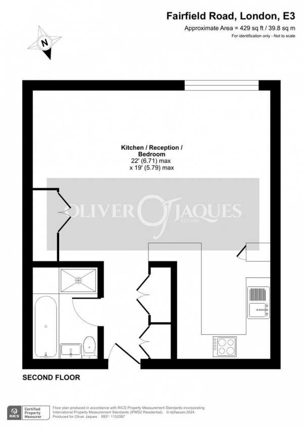 Floor Plan Image for Apartment for Sale in Arlington Building, Bow Quarter