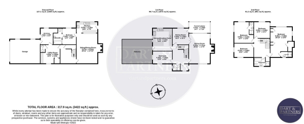 Floor Plan Image for 5 Bedroom Detached House for Sale in Holcombe, Dawlish