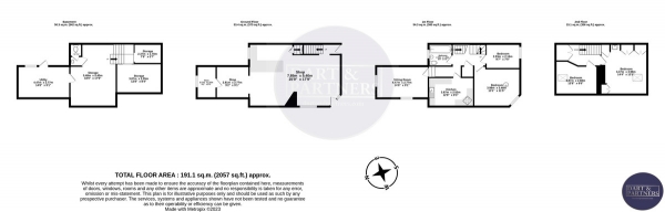 Floor Plan Image for 4 Bedroom Semi-Detached House for Sale in Coombe Vale Road, Teignmouth