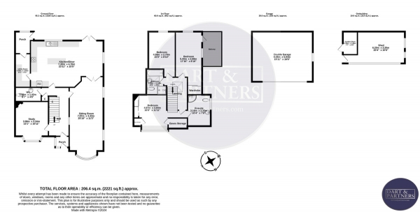 Floor Plan Image for 4 Bedroom Semi-Detached House for Sale in Broadlands, Shaldon