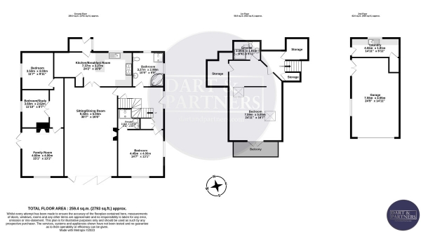 Floor Plan Image for 5 Bedroom Semi-Detached House for Sale in Stokeinteignhead, Newton Abbot