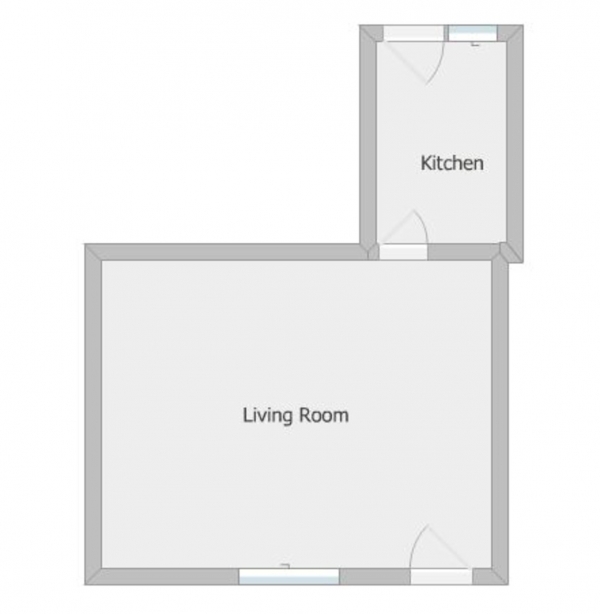 Floor Plan Image for 2 Bedroom Terraced House for Sale in Bickford Lane, Teignmouth