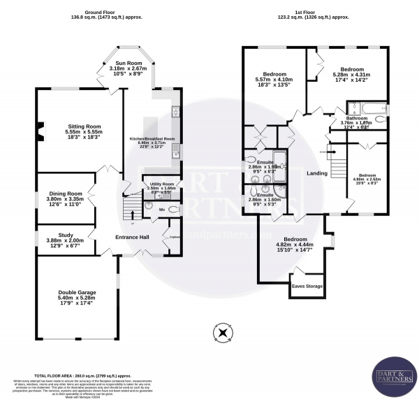 Floor Plan Image for 4 Bedroom Detached House for Sale in Church Road, Ideford