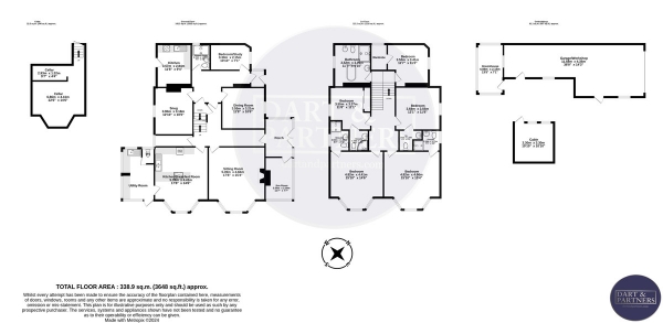 Floor Plan Image for 6 Bedroom Detached House for Sale in Third Drive, Teignmouth