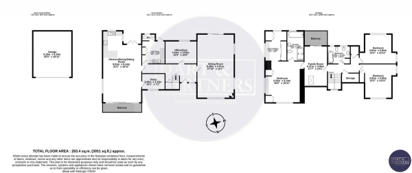 Floor Plan Image for 4 Bedroom Detached House for Sale in Platway Lane, Shaldon