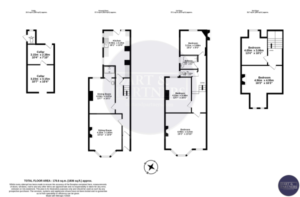 Floor Plan Image for 5 Bedroom Terraced House for Sale in Buckeridge Road, Teignmouth