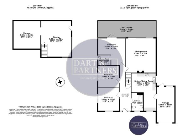 Floor Plan Image for 3 Bedroom Detached Bungalow for Sale in Oakley Close, Teignmouth