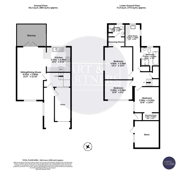 Floor Plan Image for 3 Bedroom Semi-Detached House for Sale in Bligh Close, Teignmouth