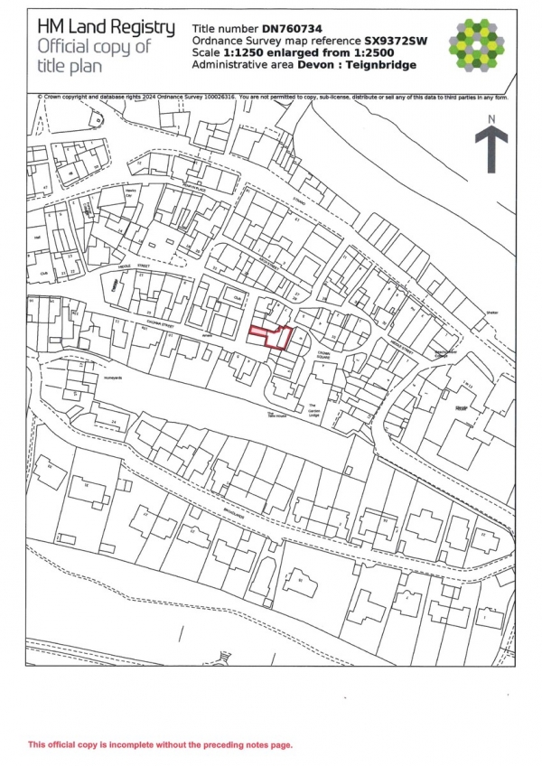 Floor Plan Image for Detached House for Sale in Middle Street, Shaldon