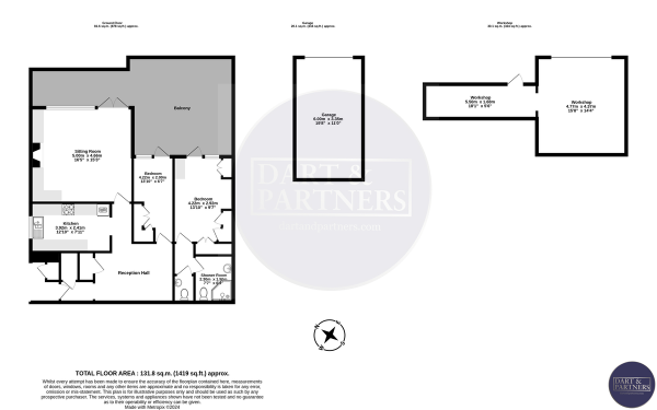 Floor Plan Image for 2 Bedroom Apartment for Sale in Dunmore Drive, Shaldon