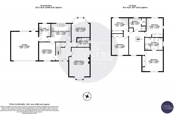 Floor Plan Image for 4 Bedroom Detached House for Sale in Cliffden Close, Teignmouth