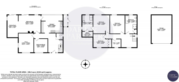 Floor Plan Image for 4 Bedroom Detached House for Sale in Ham Lane, Shaldon