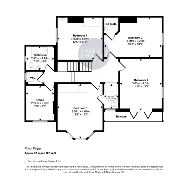 Floor Plan Image for 7 Bedroom Semi-Detached House for Sale in Winterbourne Road, Teignmouth