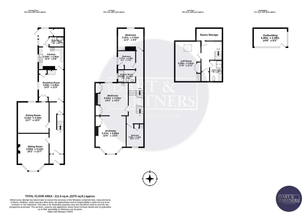 Floor Plan Image for 5 Bedroom Semi-Detached House for Sale in Dawlish Road, Teignmouth