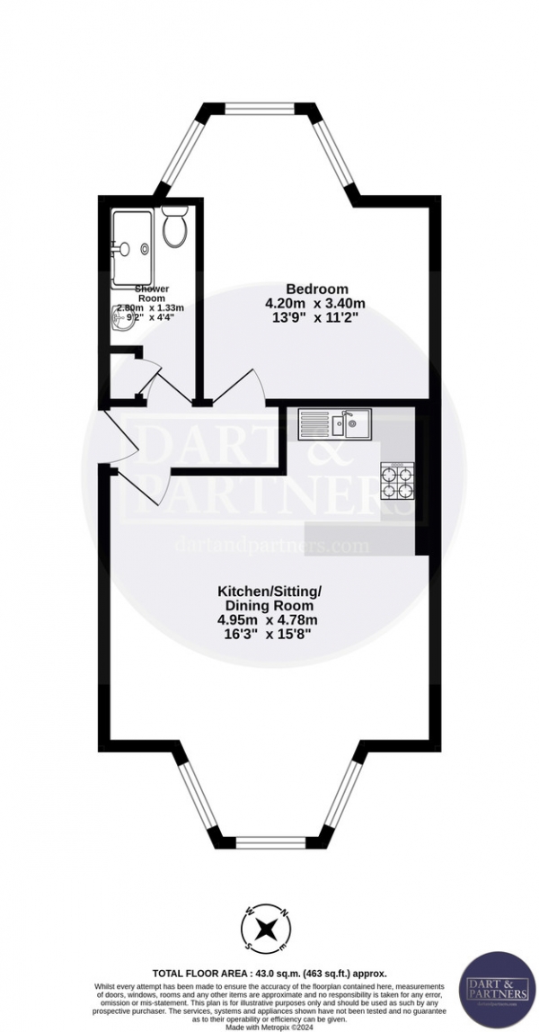 Floor Plan Image for 6 Bedroom Terraced House for Sale in Courtenay Place, Teignmouth