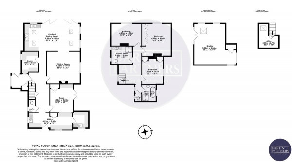 Floor Plan Image for 4 Bedroom Detached House for Sale in Teign View Road, Bishopsteignton