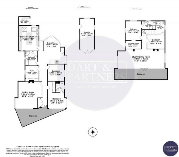 Floor Plan Image for 5 Bedroom Detached House for Sale in Teignmouth Road, Bishopsteignton