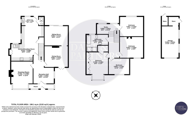 Floor Plan Image for 4 Bedroom Detached House for Sale in Murley Crescent, Bishopsteignton