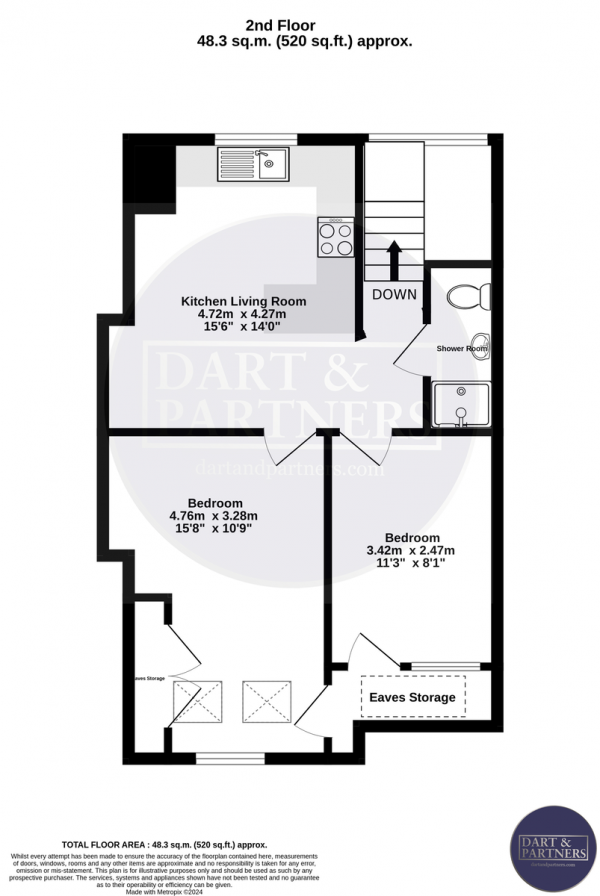 Floor Plan Image for 6 Bedroom Terraced House for Sale in Northumberland Place, Teignmouth