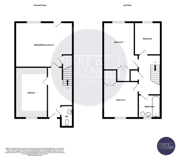 Floor Plan Image for 3 Bedroom Semi-Detached House for Sale in Nightjar Close, Torquay