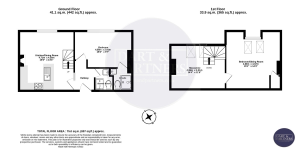 Floor Plan Image for 2 Bedroom Apartment for Sale in Piermont Place, Dawlish