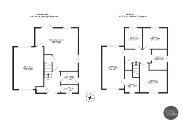 Floor Plan Image for 4 Bedroom Detached House for Sale in Elanza (Plot 2), Badlake Hill, Dawlish