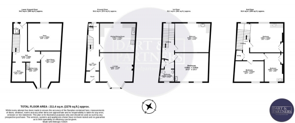 Floor Plan Image for 5 Bedroom Terraced House for Sale in Plantation Terrace, Dawlish