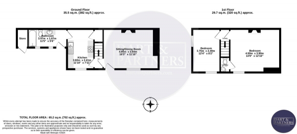 Floor Plan Image for 2 Bedroom Cottage for Sale in High Street, Dawlish