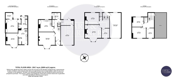 Floor Plan Image for 7 Bedroom End of Terrace House for Sale in Plantation Terrace, Dawlish