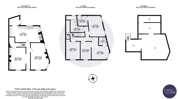 Floor Plan Image for 4 Bedroom End of Terrace House for Sale in Brook Street, Dawlish