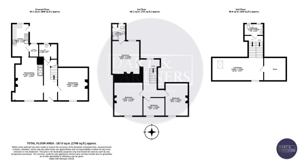 Floor Plan Image for 5 Bedroom Semi-Detached House for Sale in Cleveland Place, Dawlish