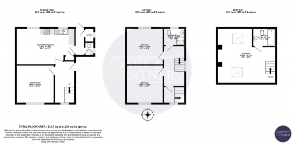 Floor Plan Image for 3 Bedroom Terraced House for Sale in High Street, Dawlish