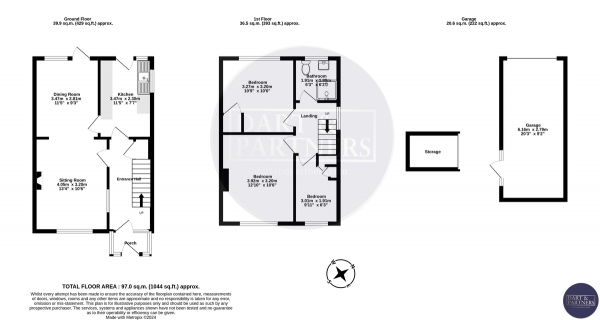 Floor Plan Image for 3 Bedroom Semi-Detached House for Sale in Wilbury Way, Dawlish