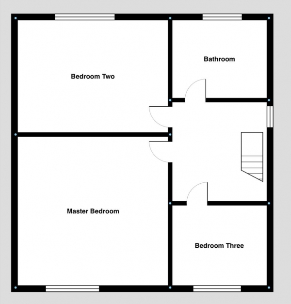 Floor Plan Image for 3 Bedroom Property for Sale in Higher Road, Longridge